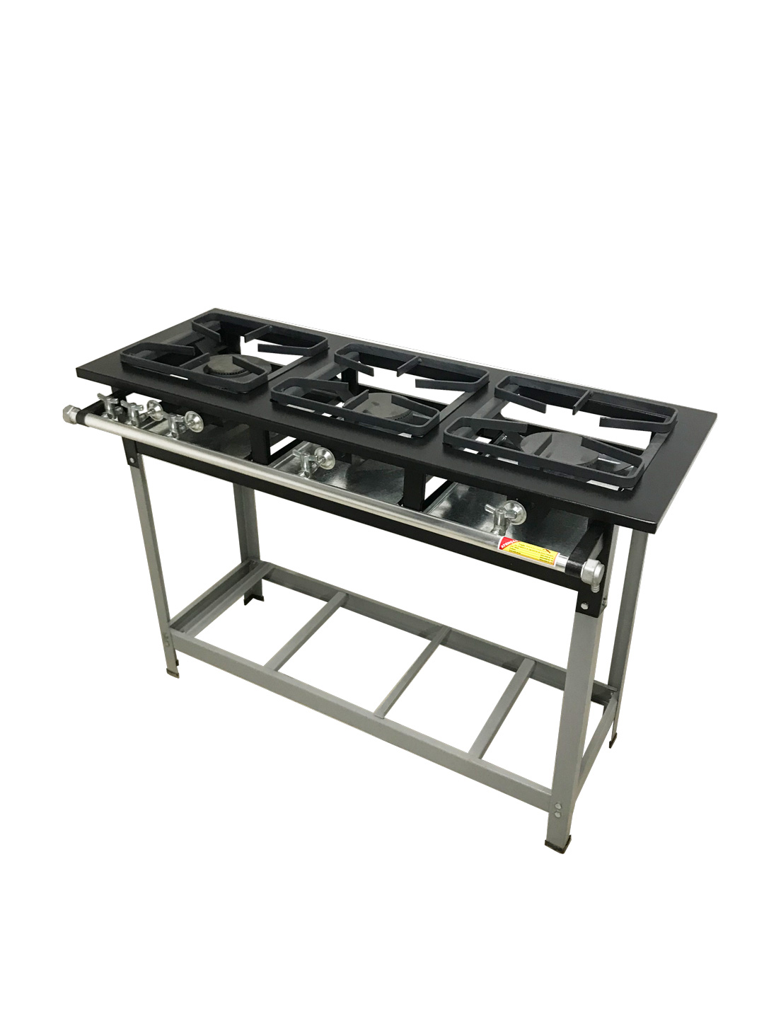 Braschama_fogao_forno_industrial_3_bocas_baixa_pressao_grelha_barra_chata_LP03.1LP-03